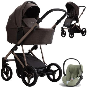 Bebetto PELPASSO wózek 3w1 + fotelik Cybex CLOUD T i-Size 