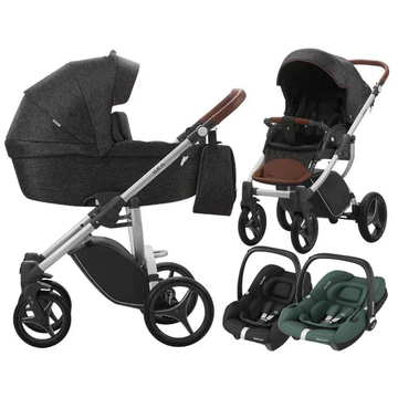 BEBETTO LUCA wózek 3w1 z fotelikiem MAXI COSI CABRIO FIX i-Size