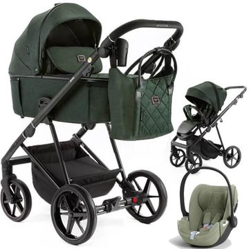 Adamex DELTA wózek 3w1 + fotelik Cybex CLOUD T i-Size