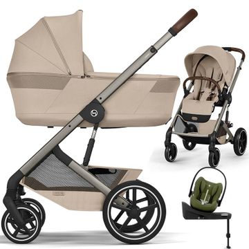 Cybex BALIOS S LUX FOLD 4w1 + fotelik Cybex CLOUD G3 i-Size + baza G