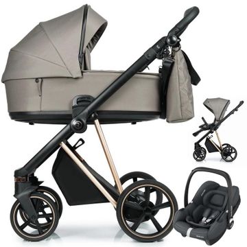 ROAN IVI 2.0 wózek 3w1 + fotelik Maxi Cosi CABRIO FIX i-Size