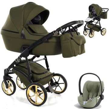 JUNAMA TERMO LINE TEX wózek 3w1 z fotelikiem CYBEX CLOUD T i-Size