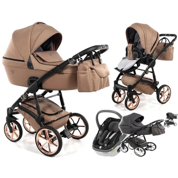 JUNAMA TERMO LINE TEX wózek 3w1 z fotelikiem MAXI COSI CORAL 360