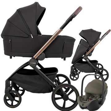 Adamex COMO wózek 3w1 + fotelik Britax BABY-SAFE PRO