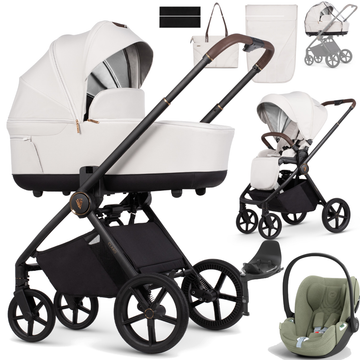 Venicci CLARO wózek 4w1 + fotelik Cybex CLOUD T i-Size + baza T