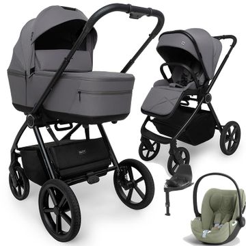 Muuvo ONE wózek 4w1 + fotelik Cybex CLOUD T + baza T