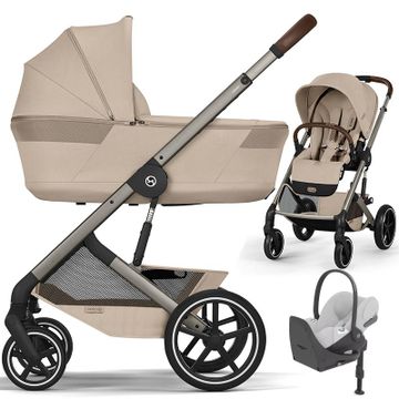 Cybex BALIOS S LUX FOLD wózek 4w1 + Cybex CLOUD T PLUS + baza T