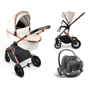 IBEBE PRO wózek 3w1 z fotelikiem Cybex CLOUD T i-Size