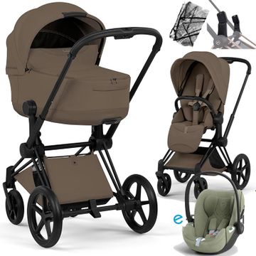 Cybex e-PRIAM 5.0 STYLE wózek 3w1 + fotelik Cybex CLOUD T i-Size