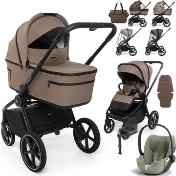 Muuvo FOLD wózek 4w1 + fotelik Cybex CLOUD T + baza T