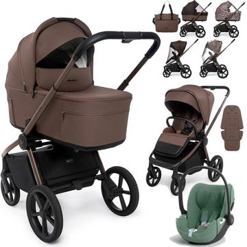 Muuvo FOLD wózek 3w1 + fotelik Cybex CLOUD T i-Size