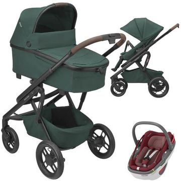 MAXI COSI LILA XP PLUS wózek 3w1 z gondolą ORIA i fotelikiem Coral 360