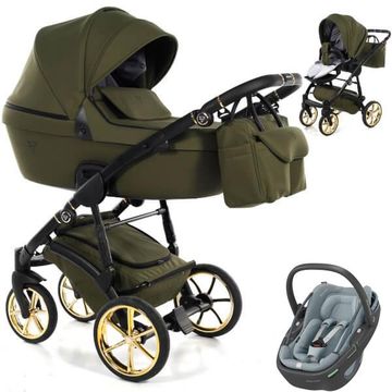 JUNAMA TERMO LINE TEX wózek 3w1 z fotelikiem MAXI COSI CORAL 360