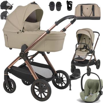 Espiro CODE wózek 4w1 + fotelik Cybex CLOUD T i-Size + baza