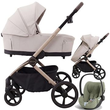 Adamex COMO wózek 3w1 + fotelik Cybex CLOUD T i-Size