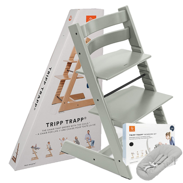 STOKKE TRIPP TRAPP krzesełko do karmienia + Newborn Set