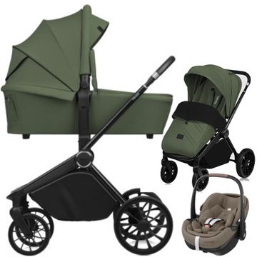 Lionelo MIKA PLUS wózek 3w1 + fotelik Maxi Cosi PEBBLE 360 PRO 2