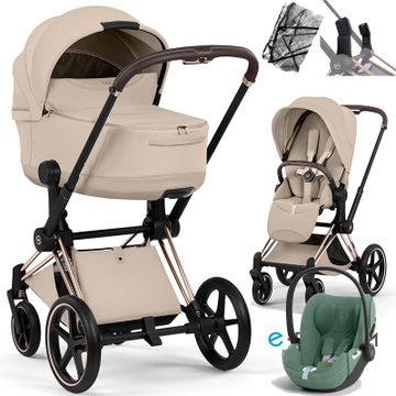 Cybex e-PRIAM 5.0 STYLE wózek 3w1 + fotelik Cybex CLOUD T i-Size