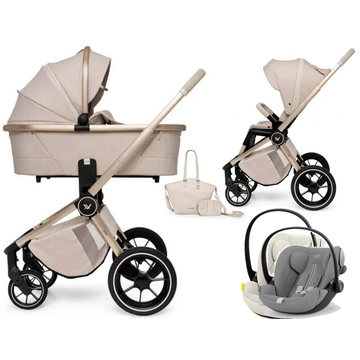 Muuvo QUICK BOHO wózek 3w1 z fotelikiem Cybex CLOUD G i-Size
