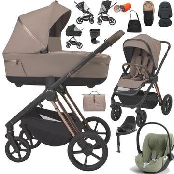 Espiro MILOO 2.0 wózek 4w1 + fotelik Cybex CLOUD T i-Size + baza