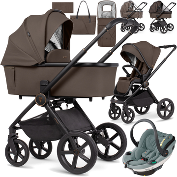 Venicci UPLINE 2 wózek 3w1 z fotelikiem BeSafe iZi GO BEYOND