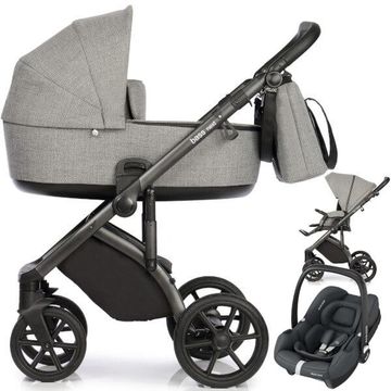 ROAN BASS NEXT wózek 3w1 z fotelikiem MAXI COSI CABRIO FIX i-Size