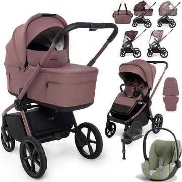 Muuvo FOLD wózek 4w1 + fotelik Cybex CLOUD T + baza T