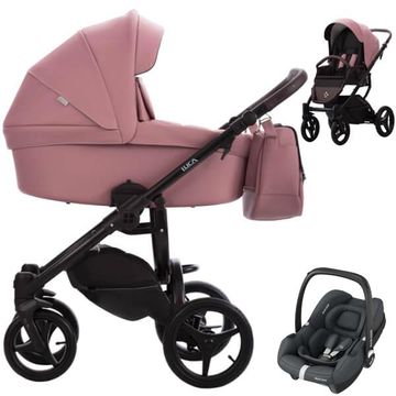 BEBETTO LUCA PRO wózek 3w1 z fotelikiem MAXI COSI CABRIO FIX i-Size