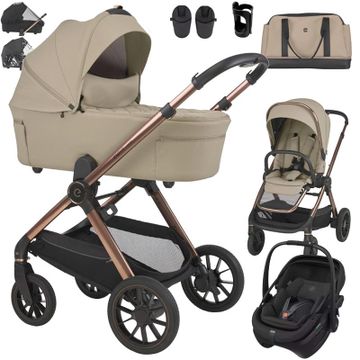 Espiro CODE wózek 3w1 + fotelik Maxi Cosi CORAL SLIDE PRO