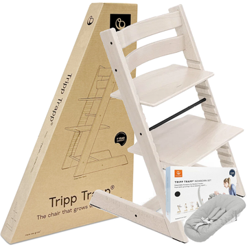 STOKKE TRIPP TRAPP krzesełko do karmienia + Newborn Set