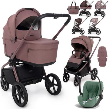 Muuvo FOLD wózek 3w1 + fotelik Cybex CLOUD T i-Size
