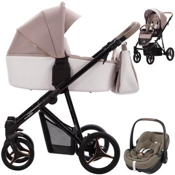 BEBETTO FLAVIO wózek 3w1 z fotelikiem Maxi Cosi PEBBLE 360 PRO 2