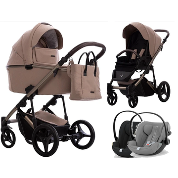 Bebetto LOREN PREMIUM CLASS wózek 3w1 + Cybex CLOUD G i-Size