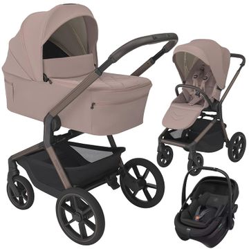 Espiro NOBLE wózek 3w1 + fotelik Maxi Cosi CORAL SLIDE PRO