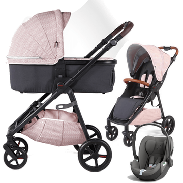 MAST SWISS DESIGN M4 wózek 3w1 z fotelikiem Cybex CLOUD T i-Size