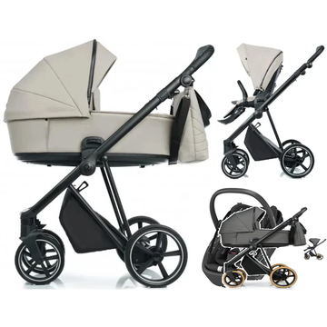 ROAN IVI 2.0 wózek 3w1 + fotelik Maxi Cosi CORAL 360
