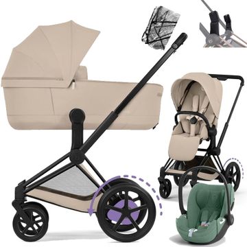 Cybex e-PRIAM 5.0 COMFORT wózek 3w1 + fotelik Cybex CLOUD T i-Size