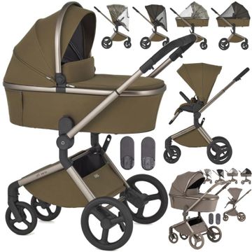 Anex FLO wózek 4w1 + fotelik Cybex CLOUD T i-SIze + baza T