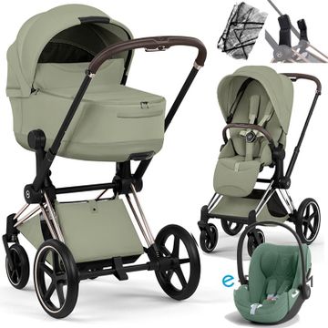 Cybex e-PRIAM 5.0 STYLE wózek 3w1 + fotelik Cybex CLOUD T i-Size