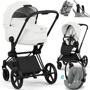 Cybex e-PRIAM 5.0 STYLE wózek 3w1 + fotelik Cybex CLOUD G3 i-Size