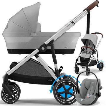 CYBEX E-GAZELLE S wózek 3w1 + fotelik Cybex CLOUD G3 i-Size