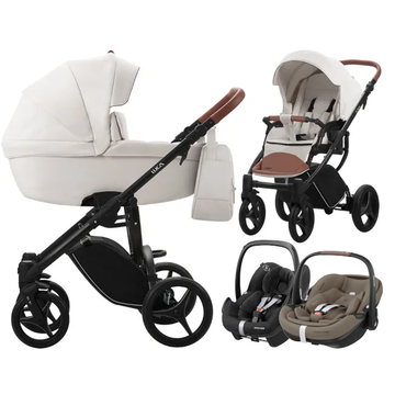 BEBETTO LUCA wózek 3w1 z fotelikiem MAXI COSI PEBBLE PRO