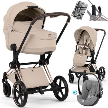 Cybex e-PRIAM 5.0 STYLE wózek 3w1 + fotelik Cybex CLOUD G i-Size