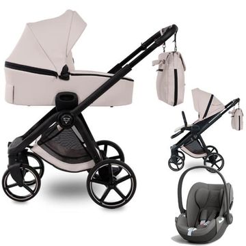 Junama MAMI wózek 3w1 z fotelikiem Cybex CLOUD T i-Size