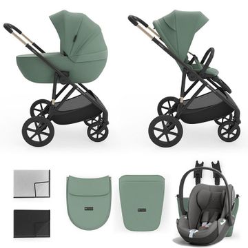 Kinderkraft PRIME 2 wózek 3w1 z fotelikiem Cybex CLOUD T i-Size
