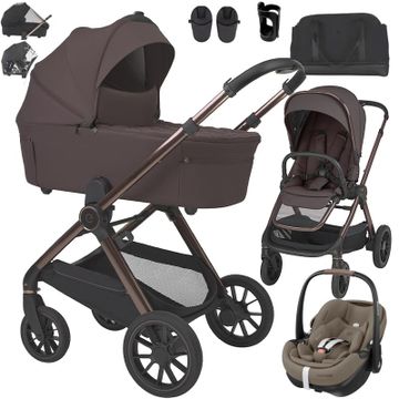 Espiro CODE wózek 3w1 + fotelik Maxi Cosi PEBBLE 360 PRO 2