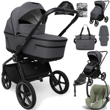 Muuvo FIVE wózek 4w1 + fotelik Cybex CLOUD T + baza T