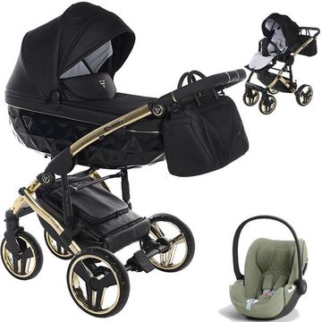 JUNAMA DIAMOND S-LINE V3 wózek 3w1 z fotelikiem Cybex CLOUD T i-Size