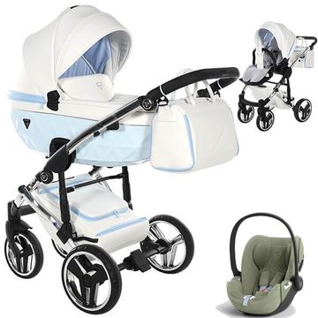 JUNAMA CANDY V3 wózek 3w1 z fotelikiem CYBEX CLOUD T i-Size