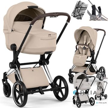 Cybex e-PRIAM 5.0 STYLE wózek 3w1 + fotelik Cybex CLOUD G i-Size